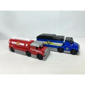 Paw Patrol True Metal Big Truck Pups Chase Police Truck & Marshall Firetruck